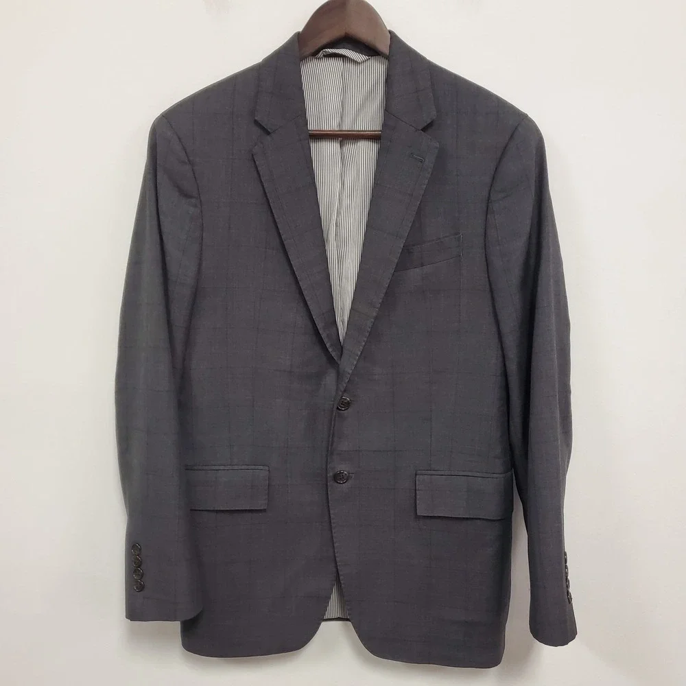 Todd Snyder Mens Mayfair‎ Blazer Size 38R Gray Professional Corpcore Business